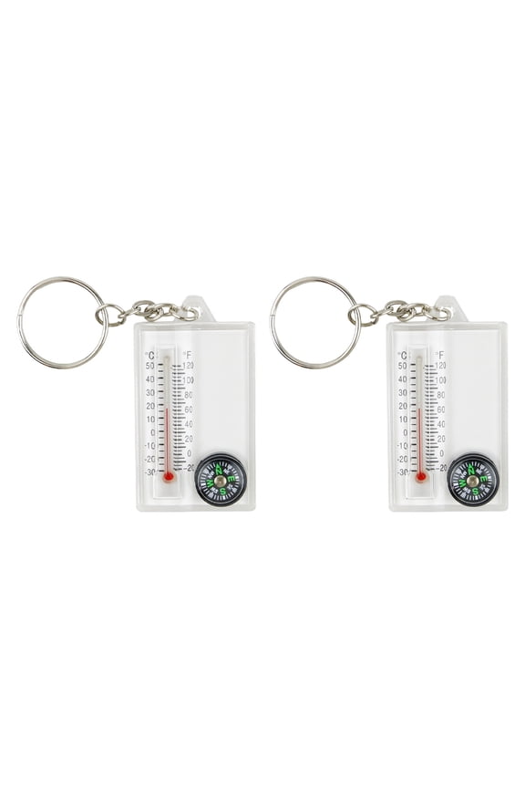 Small Thermometers Compasses Keychain Survival Thermometers Compasses Keychain Compasses Thermometers