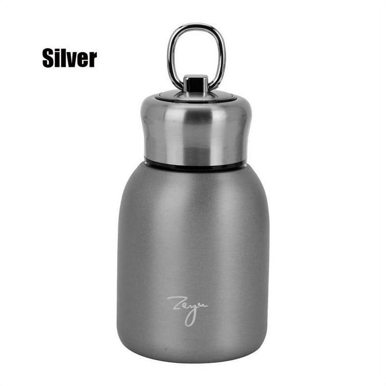 Insulated Water Bottle, Coffee Thermos Mug, Double Wall Vacuum Insulation,  Fashionable Style Skinny Mini Slim Stainless Steel Water Bottle, 8.5 Oz