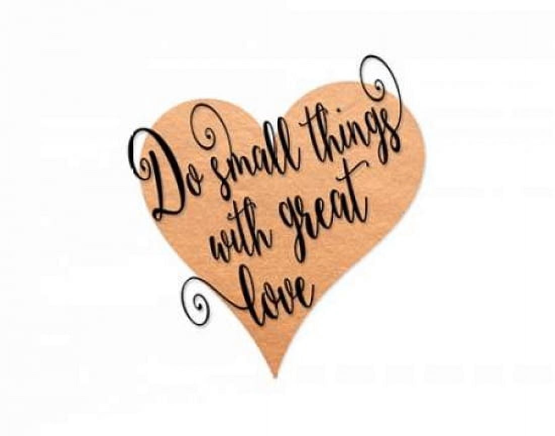 Small Things Great Love - Pink Canvas Art - Tara Moss (22 x 28)
