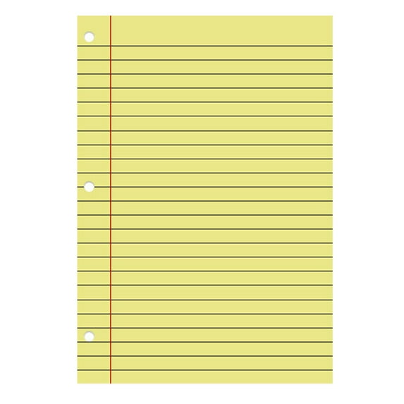 Small Three-Hole Notepad with Lined Refills,Recycled Paper,Smooth Writing Surface,Kaireo 200 Sheets Colored Loose Paper Ruled Lined Notebook Filler Paper for 3 Ring S-Chool Aesthetic Color