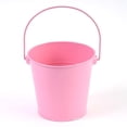 thumbnail image 1 of Small Tin Pink Bucket with Handle Case of 15, 1 of 1