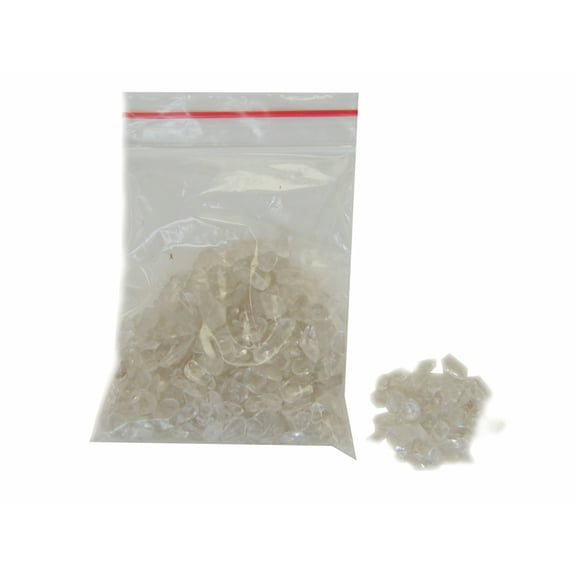 Small Tiny Clear Quartz Tumbled Chip Crushed Stones