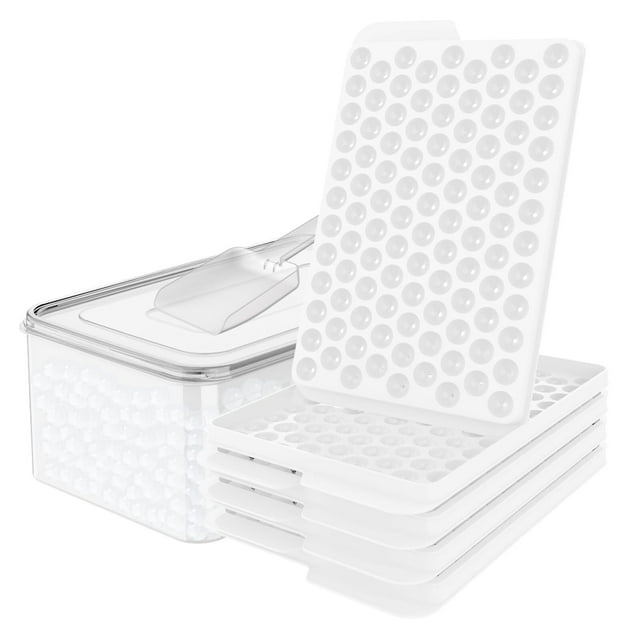 Small Tiny Round Pebble Crushed Nugget Ice Trays for Freezer