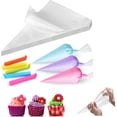 thumbnail image 1 of Small Tipless Piping Bags, 500Pcs Pastry Bags for Icing, Cookie, Cake Decor Kit with Sealing Clips, 1 of 9