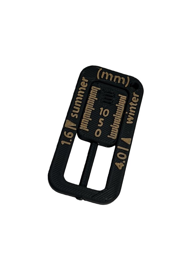 Small Tire Pattern Depth Measurement Tool Keychain User Friendly for Tire Inspection & Practical Daily Use