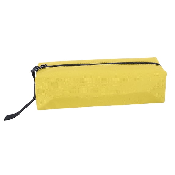 Small Tool Bag,Canvas Tool Pouch,Zipper Tool Pouch Heavy Duty,Utility Tool Bag with Carrying Handle,Multipurpose Zipper Tools Bag,for Storing Scattered Tools, Cosmetics,9.64x3.74x2.75 inch(yellow)
