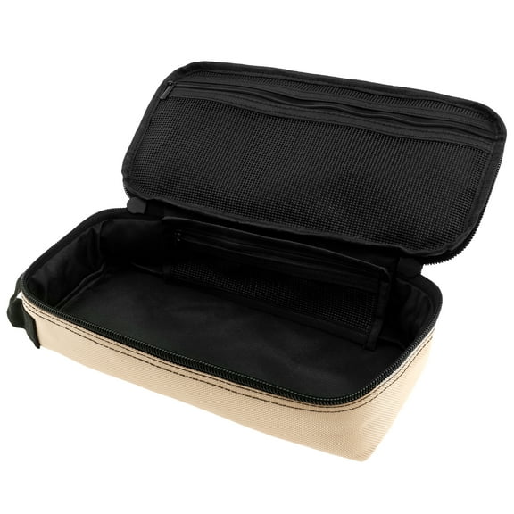 Small Tool Bag Portable Small Tool Pouch Utility Tool Organizer Case with Mesh Pockets Small Zipper Tool Bag Pouch Electrician Tool Pouch for Motorcycle Bike Electricians