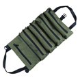 thumbnail image 1 of Small Tool Bag with 5 Zipper Pockets Wear-Resistant Tool Carry Bag Tool Roll Bag, 1 of 6