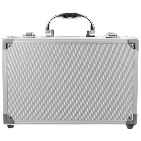 Small Tool Case Electrician Carry-out Lockbox Bag Toolbox Silver