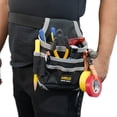 thumbnail image 1 of Small Tool Pouch Electrical Technician Tool Pouch With Belt Strap Professional Work Tool Bag Organizer, 1 of 8