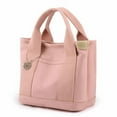 thumbnail image 1 of Small Tote Bag for Women Wear Resistant Zipper Handbag with Short Handles for Daily Casual Travel Pink Portable, 1 of 9