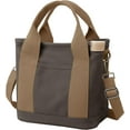 thumbnail image 1 of Small Tote Bag with Zipper Tote Bag for Women Canvas Crossbody Bag Shoulder Bag  Messenger Bag, 1 of 8