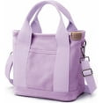 thumbnail image 1 of Small Tote Bag with Zipper Tote Bag for Women Canvas Crossbody Bag Shoulder Bag  Messenger Bag, 1 of 7