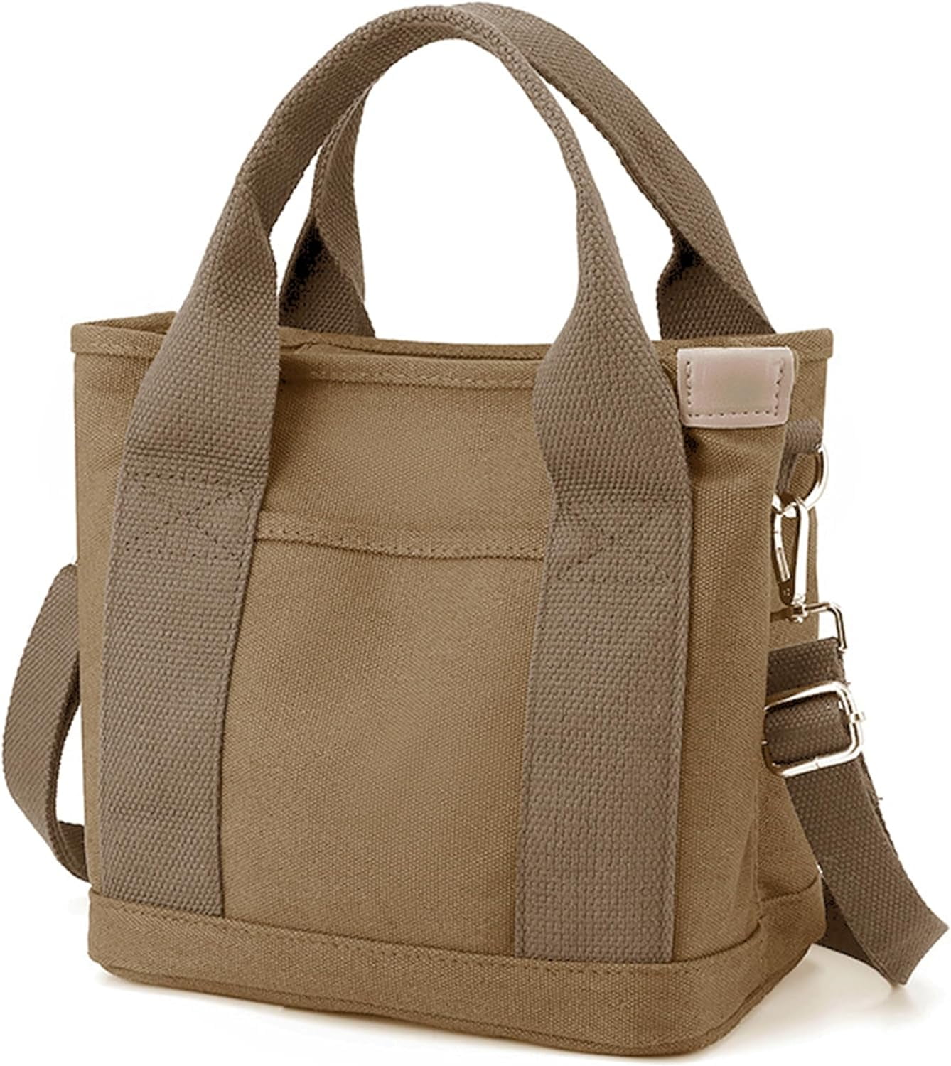 Small Tote Bag with Zipper Tote Bag for Women Canvas Crossbody Bag Shoulder Bag Satchel Hobo Bag Messenger Bag 2024