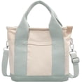 thumbnail image 1 of Small Tote Bag with Zipper Tote Bag for Women Canvas Crossbody Bag Shoulder Bag Satchel Hobo Bag Messenger Bag 2024, 1 of 7