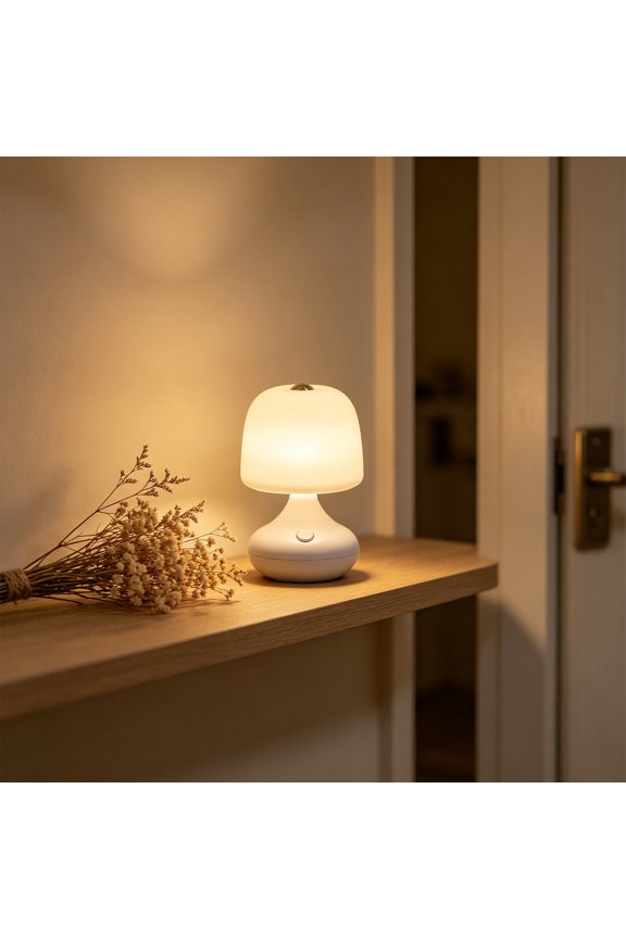 Small Touch Control Table Lamp for Bedroom, Bedside Lamps for Nightstand,Cute Mini Small Table Lamps for Small Spaces with Scalloped Shade for Kitchen Counter,Bookshelf,Living Room