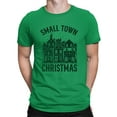 thumbnail image 1 of Small Town Christmas Cozy Holiday T-shirt Men's, 1 of 4