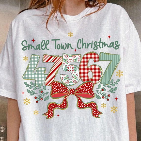 Small Town Christmas Shirt, Preppy Christmas Shirt
