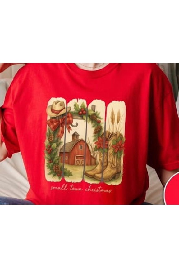 Small Town Winter Holiday Shirt Vintage Farm Winter Holiday Shirt Classic Winter Holiday Charm Tee Retro Winter Holiday Graphic Tee T Shirt All Size S-3XL
