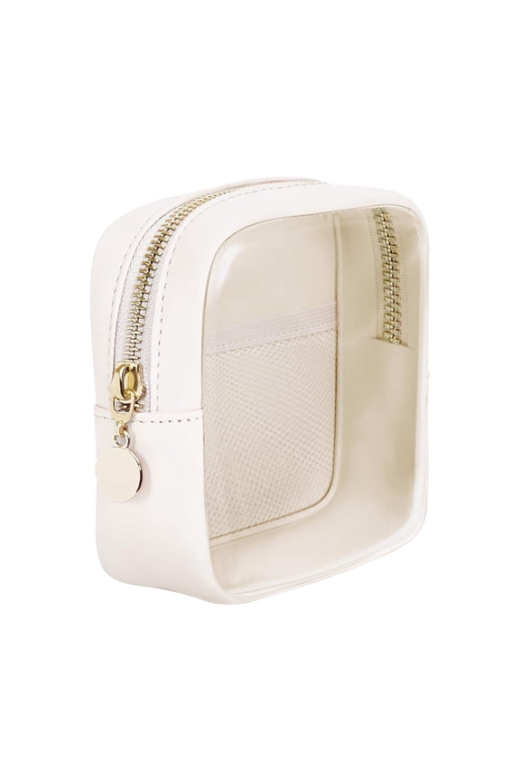 Small Transparent Makeup Bag Mini Accessory Organizer for Daily Use Ideal for Wallet and Car Storage