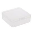 thumbnail image 1 of Small Transparent Plastic Storage Box Clear Square Multipurpose Display Case, 1 of 14