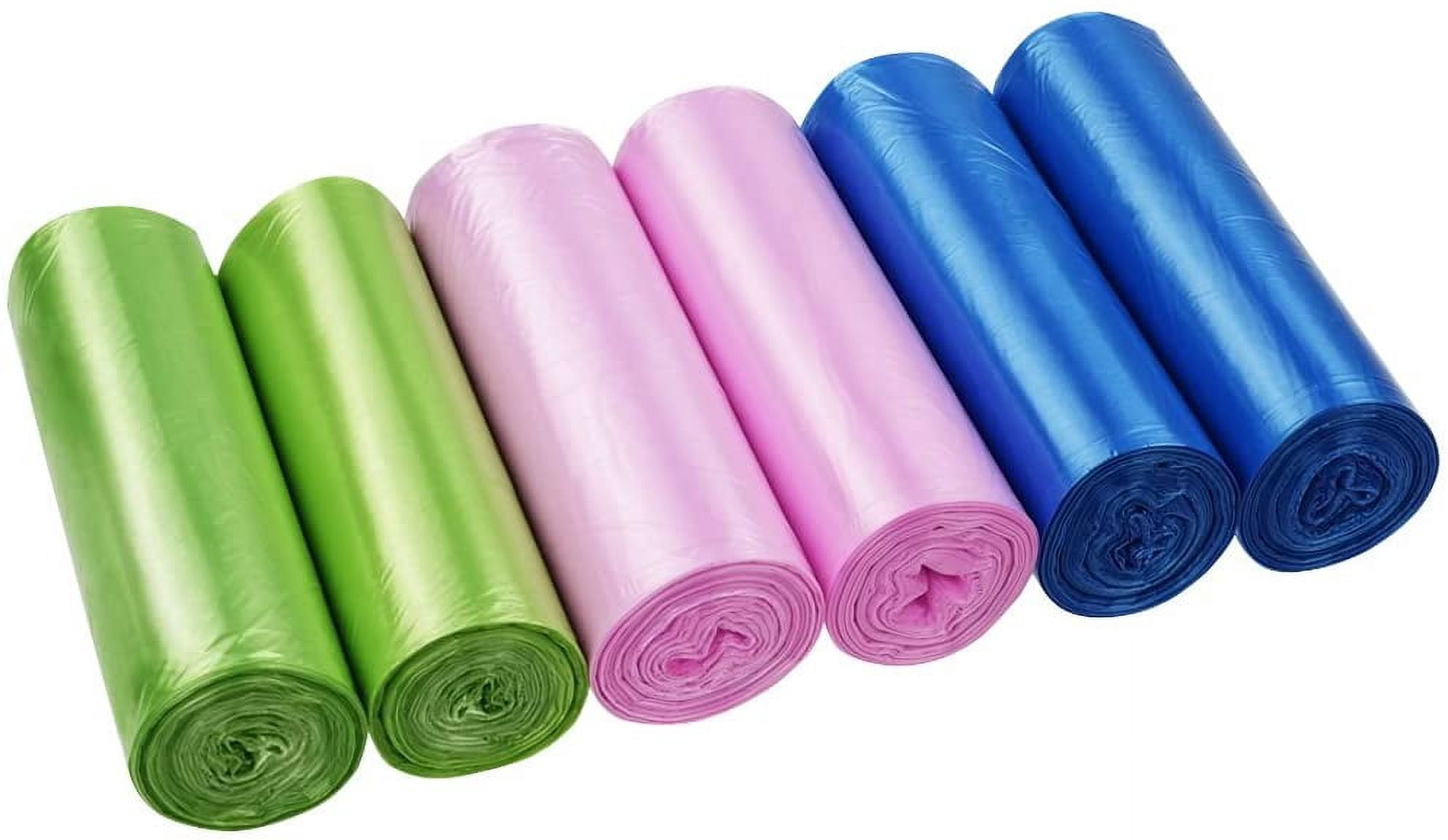 Small Trash Bag, 1.5 Gallon Garbage Bags/Trash Can Liners, 120 Counts ...
