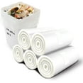 thumbnail image 1 of Small Trash Bags 2.6 Gallon - Bathroom Garbage Bag Biodegradable Kitchen Trash Can Liners Compostable Trash Bin Bags Plastic White Wastebasket Liners Mini Clear Trashbags for Office Dorm Bedroom Car, 1 of 8