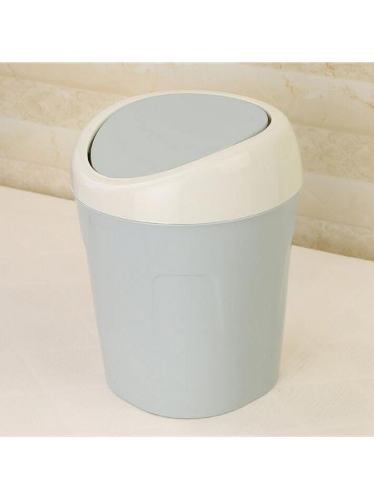 Small Trash Can, Bathroom Trash Can with Lid, Durable Small Trash Can