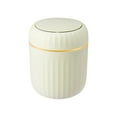 thumbnail image 1 of Small Trash Can with Lid, 5.1" x 6.5" Mini Wastebasket for Under Desk, Tiny Trash Can for Compact Spaces Under Tables & Counters, Desktop Trash Can, Small Garbage Pail for Bathroom, Office, 1 of 7