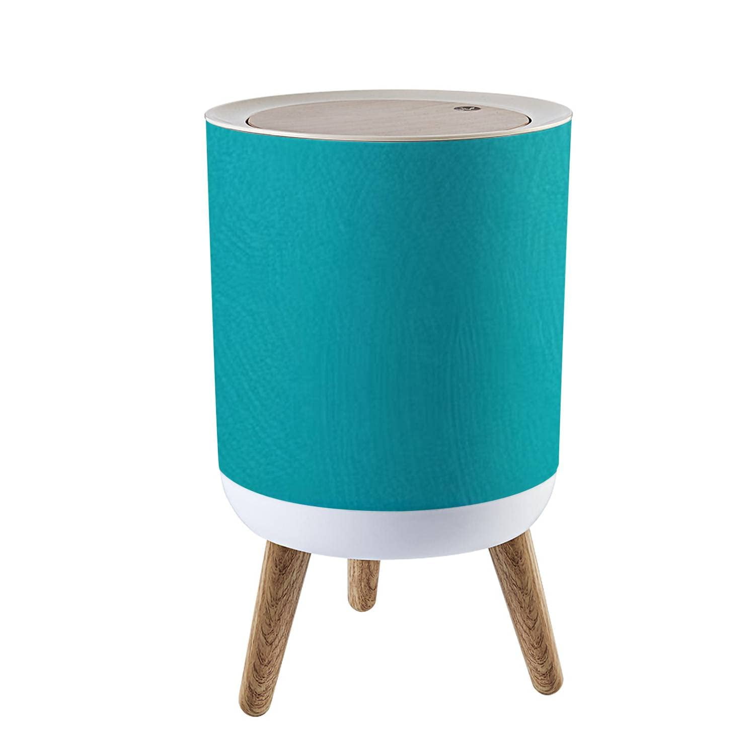 Small Trash Can with Lid for Bathroom Kitchen Office Diaper Wall