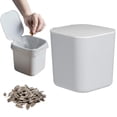 thumbnail image 1 of Small Trash Can with Lid, Desk Trash Can, Minimalist Trash Can for Dorm, Mini Garbage Can, Lidded Desktop Trash Can, Small Countertop Waste Bin, Mini Tabletop Garbage Container 1Pcs, 1 of 9