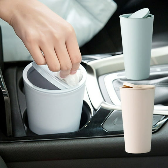 Small Trash Can with Lid, Mini Trash Can for Bathroom, Office and Bedroom, Small Bathroom Garbage Can with Swing Top, Compact Waste Basket for Desk, Dorm & Home, Pink - Xuniizn