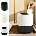 thumbnail image 1 of Small Trash Can with Lid, Mini Trash Can for Bathroom, Office and Bedroom, Small Bathroom Garbage Can with Swing Top, Compact Waste Basket for Desk, Dorm & Home - Xuniizn, 1 of 7