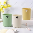thumbnail image 1 of Small Trash Can with Lid, Mini Trash Can for Bathroom, Office and Bedroom, Small Bathroom Garbage Can with Swing Top, Compact Waste Basket for Desk, Dorm & Home, Yellow - Xuniizn, 1 of 7