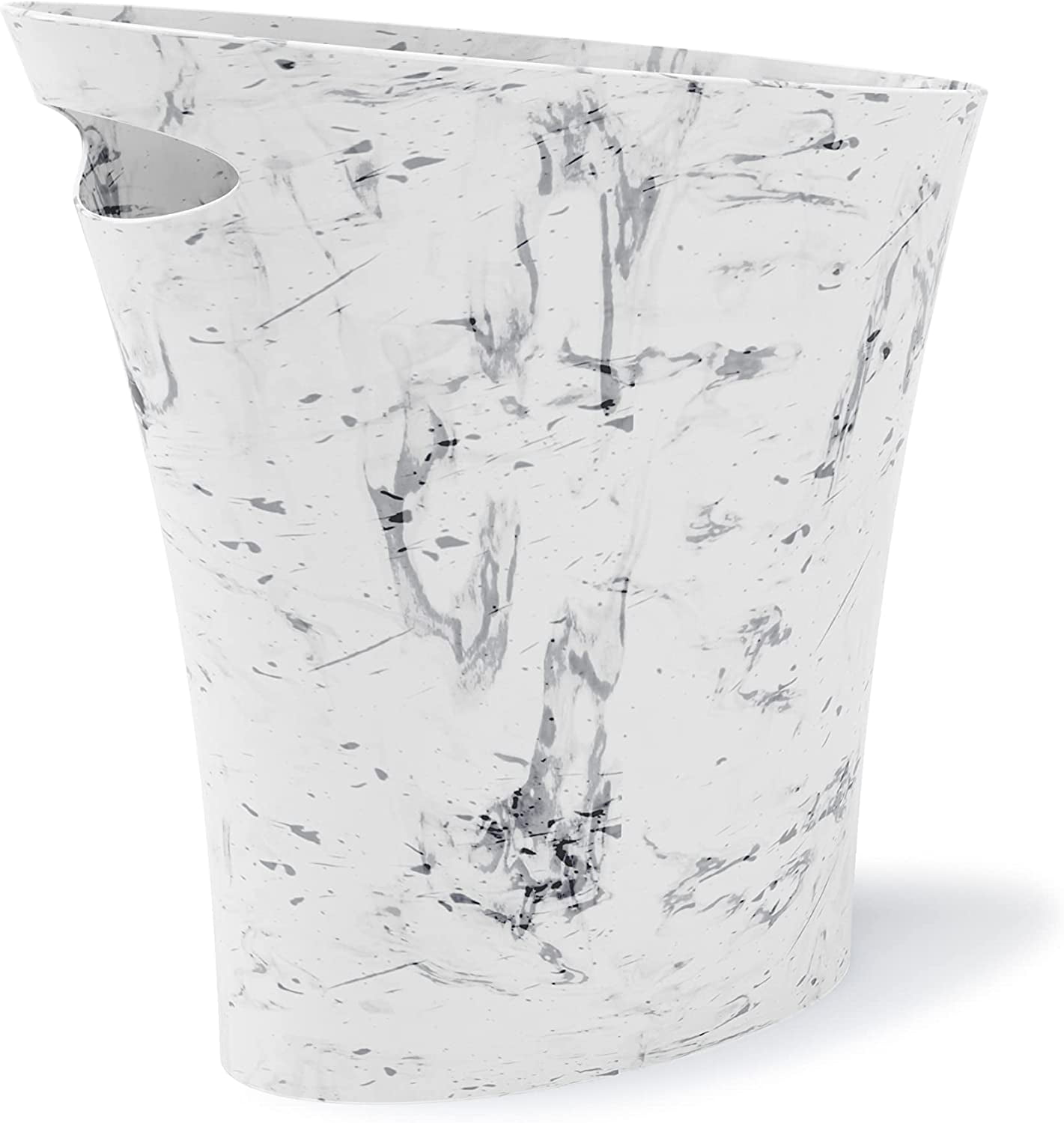 Small Trash Can Open Top Skinny Garbage Cans for Kitchen, Office