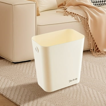 Small Trash Can Plastic Wastebasket Rectangular Open Top Waste Bin Suitable For Home Bathroom Kitchen Bedroom Office Waste Bin Modern Design Plastic Waste Bin