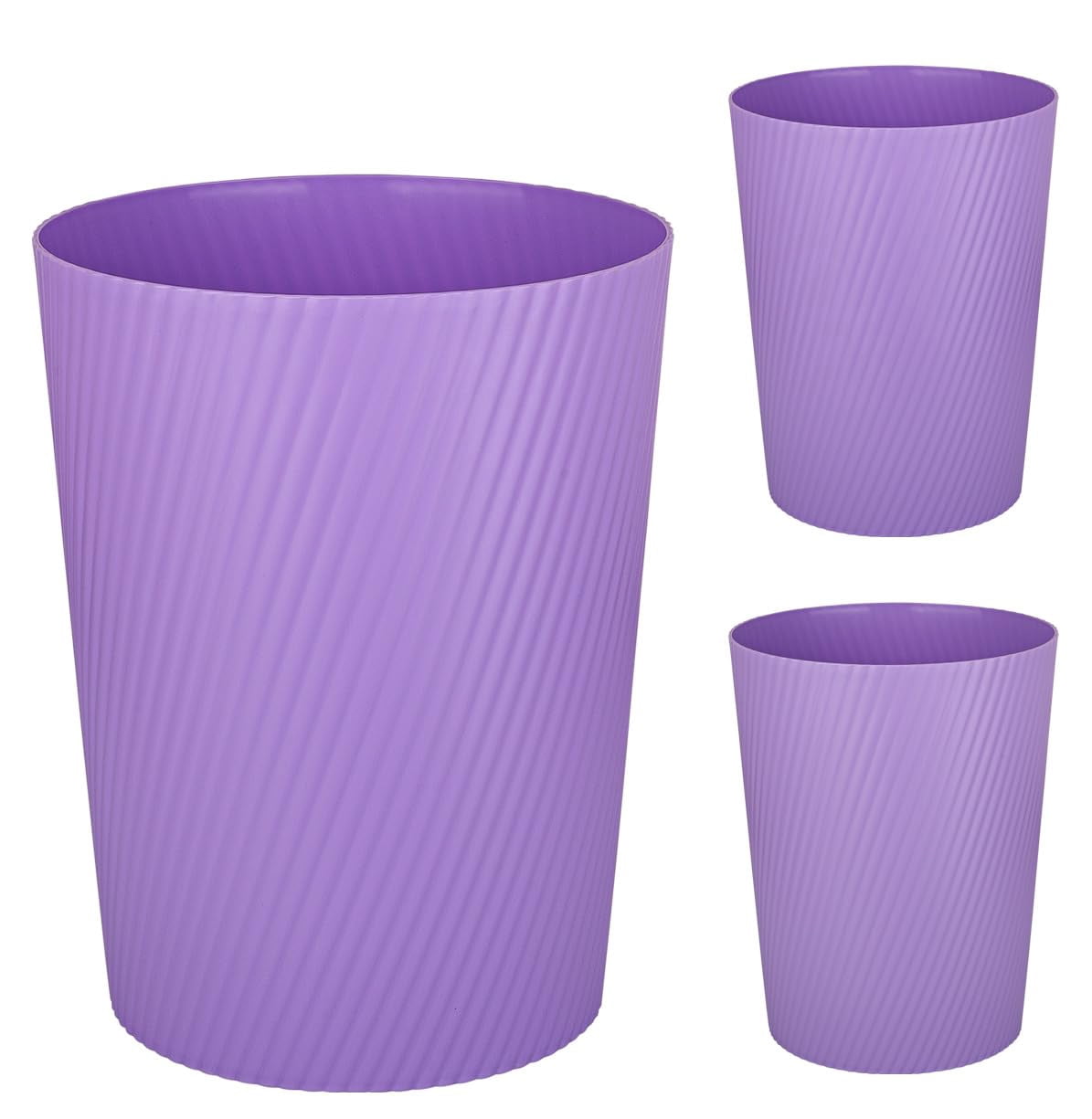 Small Trash Can Wastebasket Garbage Can Container Bins for Bathrooms ...