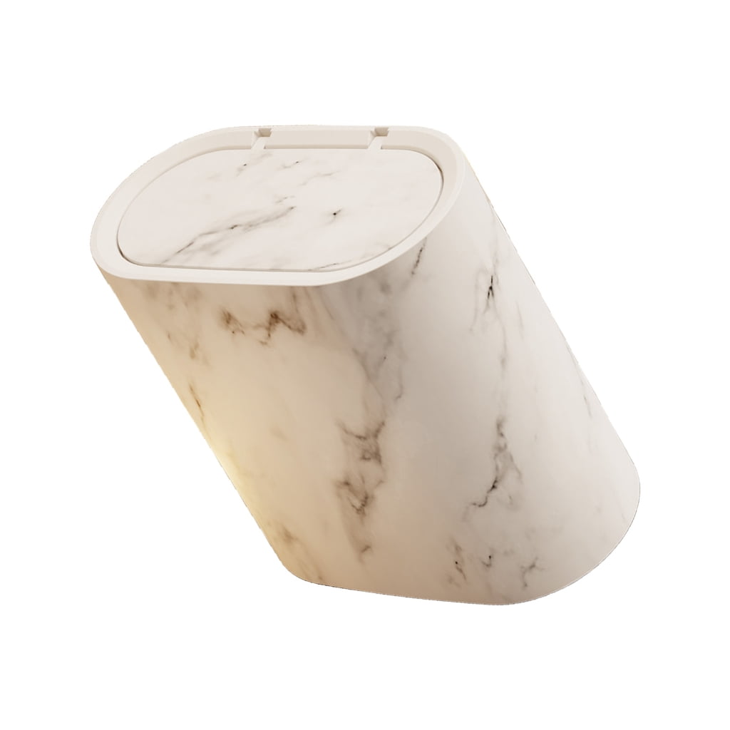 Small Trash Can With Concealed Lid Waste Bin Perfect For Tight Space In Bathroom Or Laundry Room Garbage Can