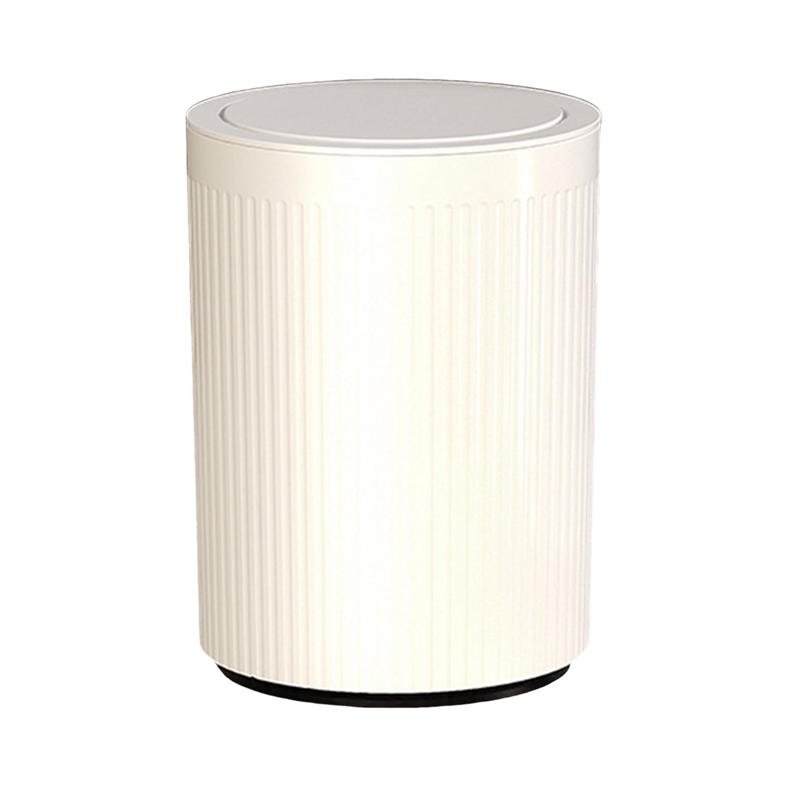 Small Can with Flip Lid - 1.5 Gallon/6L Durable Garbage Bin for Bathroom, Bedroom, Office & Hotel, Space-Saving & Odor Resistant Waste Basket