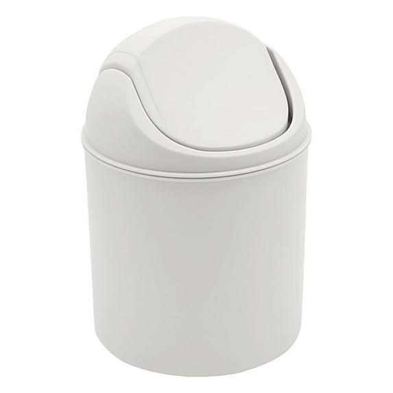 Small can with Swing Lid, Mini Desktop Garbage Cans, Bin , Decorative Tiny Wastebasket,Tiny Desktop Waste Garbage Bin for Home, Office, Kitchen, Vanity Tabletop, Bedroom, Bathroom