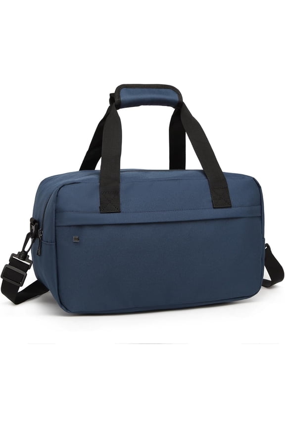 Small Travel Duffel 14L Under Seat Carry- Tote Gym Bag - 13.78"x7.87"x7.87" Navy