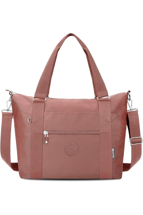 Small Travel Gym Duffel Bag for Women, Nylon Weekender Overnight Bag Personal Item Carry Bags for Airplanes Fitness Dance Mommy Tote