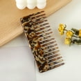 thumbnail image 1 of Small Travel Purse Hair Detangling Comb, Wide Teeth Pocket Comb for Thick Curly Wavy Hair. Hair Detangler Comb For Wet and Dry Everyday Care, 1 of 5