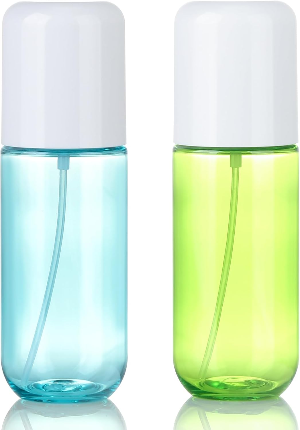 Small Travel Size 3.4oz/100ml Plastic Mini Bottle Set - Fine Mist Mini Empty s - Refillable s for Cleaning Solutions, Perfume, Liquid Cosmetics