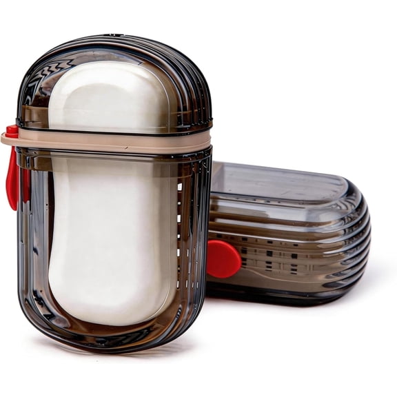 Small Travel Soap Case, Leakproof Soap Container, Portable Bar Soap Container Holder for Gym, Camping Essentials, Hiking, Travel Size