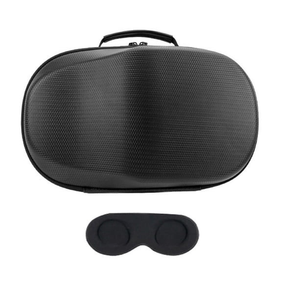 Small Traveling Box EVA PU Carrying Box for Pico 4 VR Headset Box Zipper Organizers Easy to Open Close Hard Carry Holder