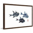 thumbnail image 1 of "Small Trigger Fish" Framed Painting Print, 1 of 5
