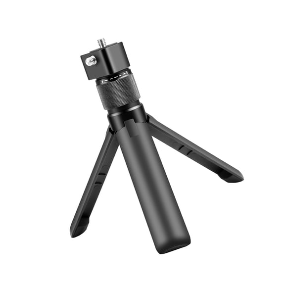 Small Tripod For 360 Camera Tripod Magnetic Rotating Handle Table Tripod with Two 1/4 Screws