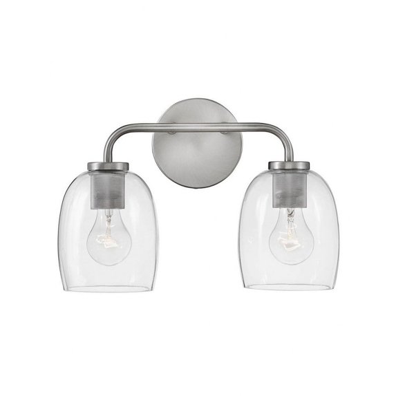 85012AN-Lark-Percy - 2 Light Bath Vanity In Transitional and Classic Style-10.25 Inches Tall and 14.75 Inches Wide-Antique Nickel Finish