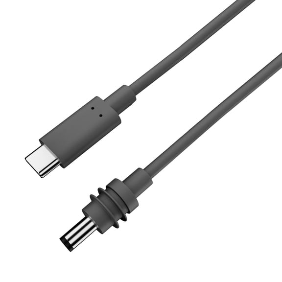 Small TypeC DC5521 Power Cable, Safe Power Charging Cord For Indoor/Outdoor Usage